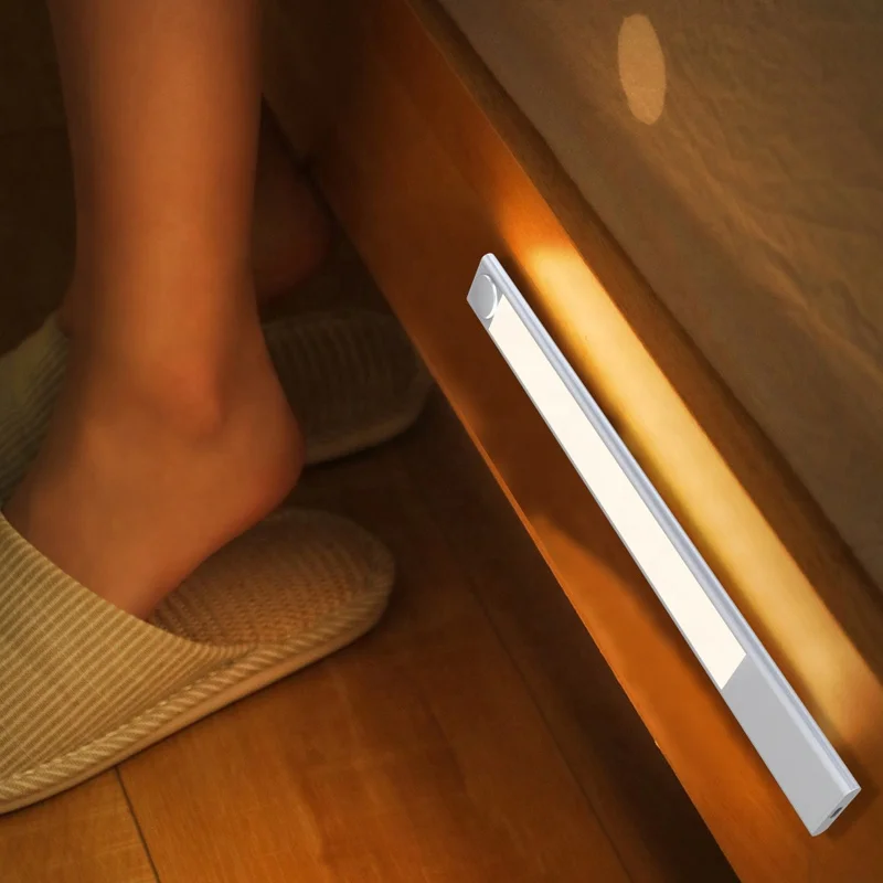 Microwave Induction Motion Sensor Automatic Customize Closet Light LED Cabinet Light Wardrobe Light with 1500Mah Separate Batter