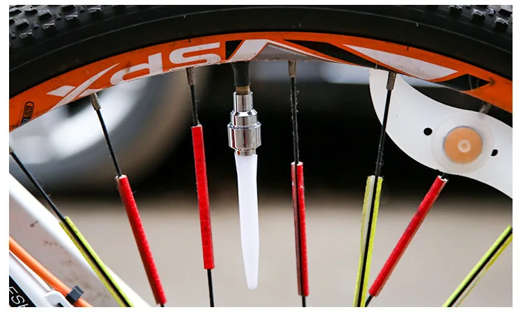 Hot sell Bicycle Accessories Led Plastic Motorcycle Wheel Light Tire Valve Stem Firefly Wheel Spoke Light For Bike