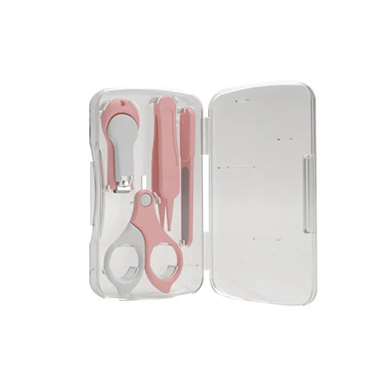 4pcs Set Popular Toddler Nail Trimmer Cutter Baby Beauty Nail File Manicure Care Set For Kids Babies Grooming Tool