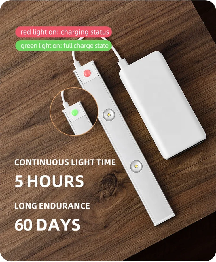 Hot sale human body induction light cabinet light smart led night light with sensor motion magnetic suction lamp