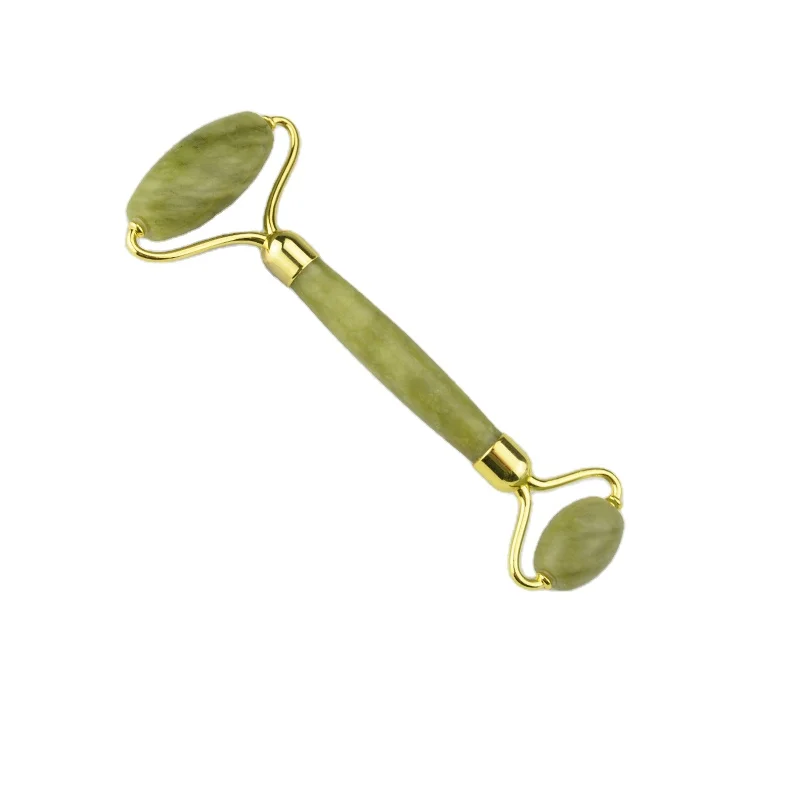 Face-lift new green xiuyan facial natural crystal face massage jade roller