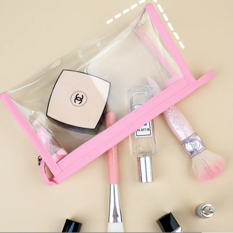 Hot Sale Cheap Cute Beauty Children Student School Pencil Case Bags Stationery Items Custom Clear Plastic PVC Fancy Pencil Bag