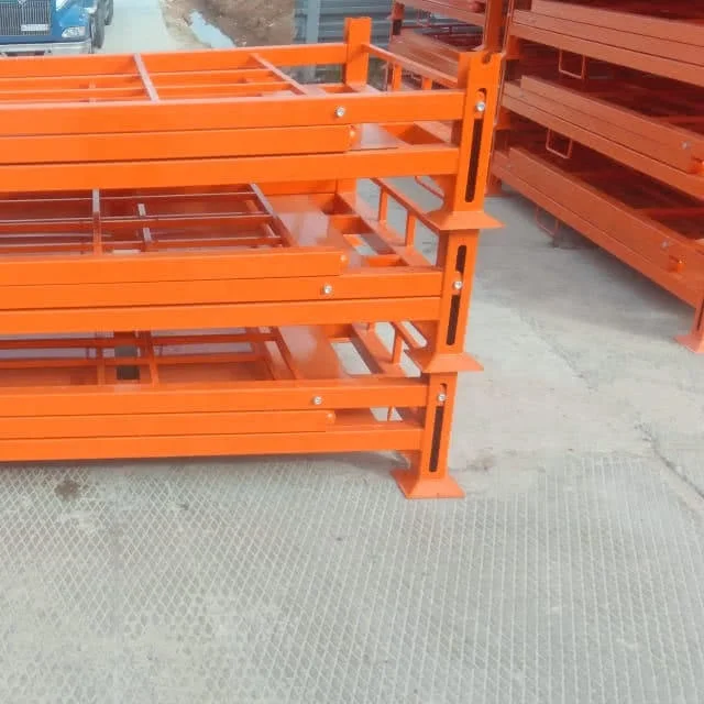 
Foldable Stackable Powder Coating Metal Wheel Storage Tire Rack 