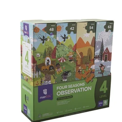 2021 new different nice Jigsaw Puzzle Toy for kid paper different level educational stem diy toy puzzle box