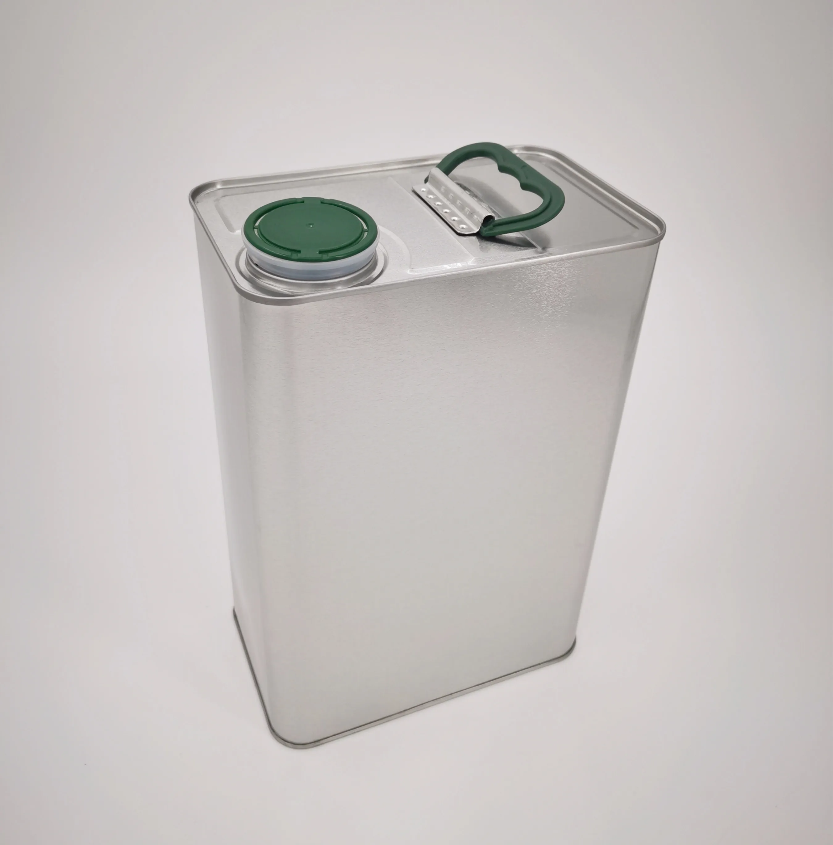 1 gallon empty tin can F-style 4L olive oil packaging metal can for cooking oil wholesale