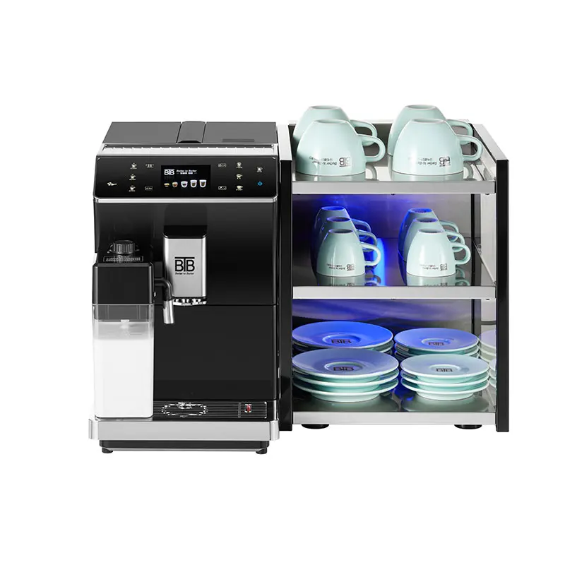 One key operation automatic coffee machine with 110v/220v coffee grinder Cappuccino Coffee Maker for Home Use wholesale
