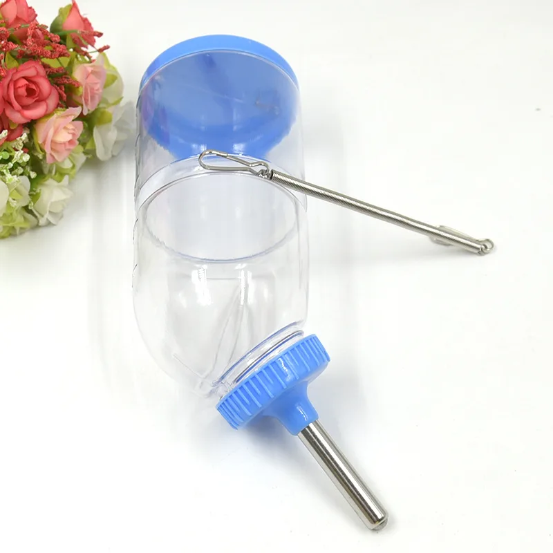 Wholesale 500ML Pet water bottle feeder drinker for dog bird rabbit cage
