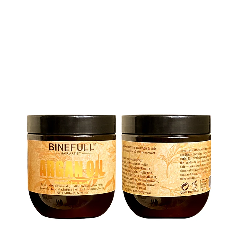 Factory Price Cosmetic Wholesale Moroccan Oil Argan Oil Best Hair Mask For Curly Hair