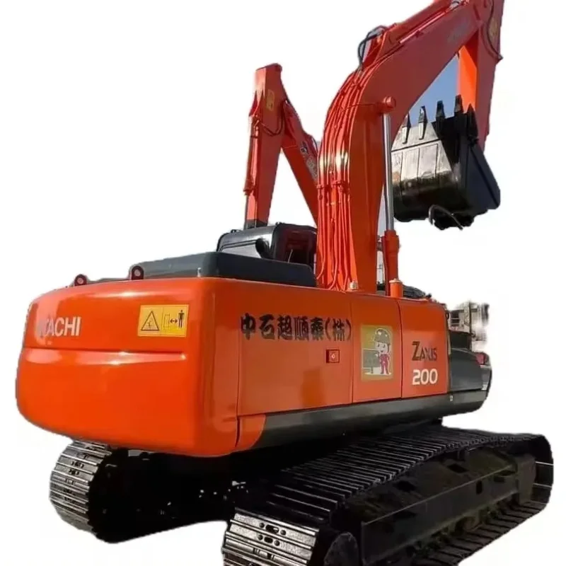 Japan original Hitachi ZX200mini excavator used construction digging machine with low fuel consumption and high efficiency