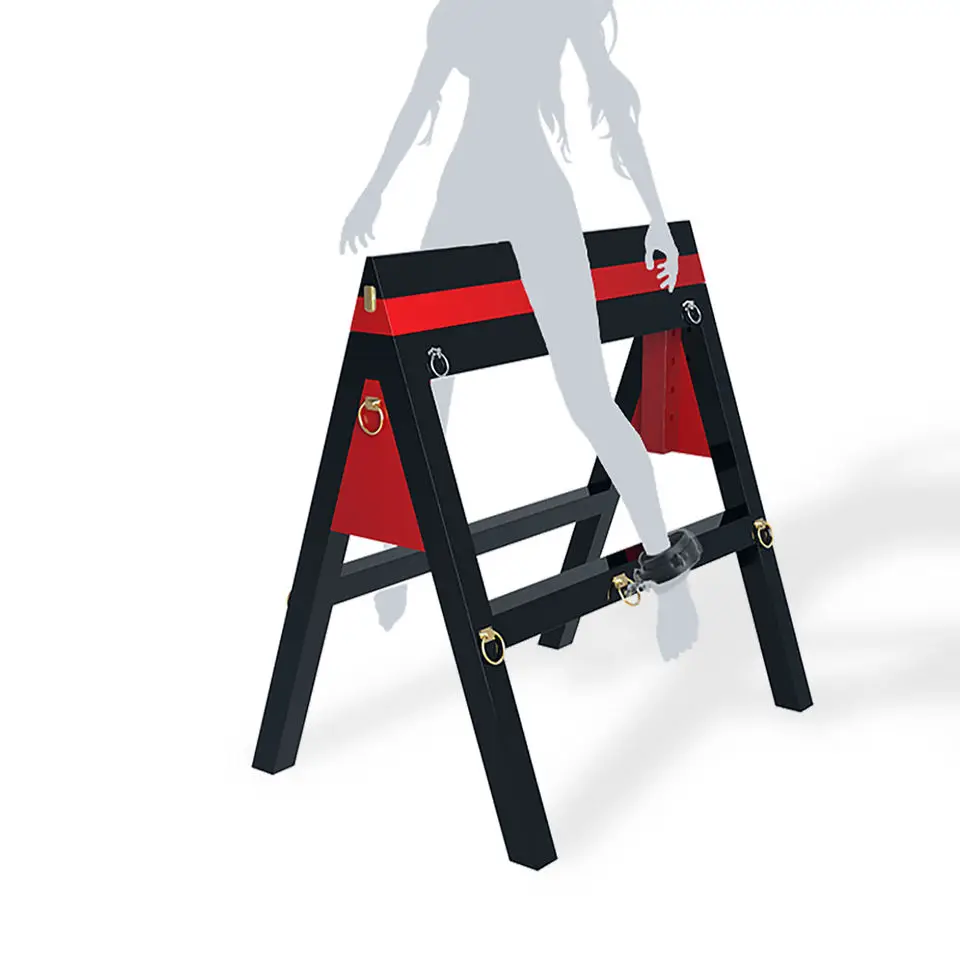 SM Spanish Donkey Sex Furniture Aid Stool Position Prop Erotic Toy Chair Game Dungeon Paly