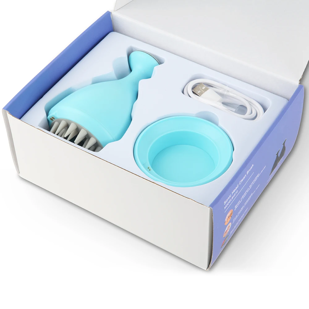 
Electric Hair Scalp Massager Hair scalp Massage Shampoo Brush Soft Silicone Head Massager 