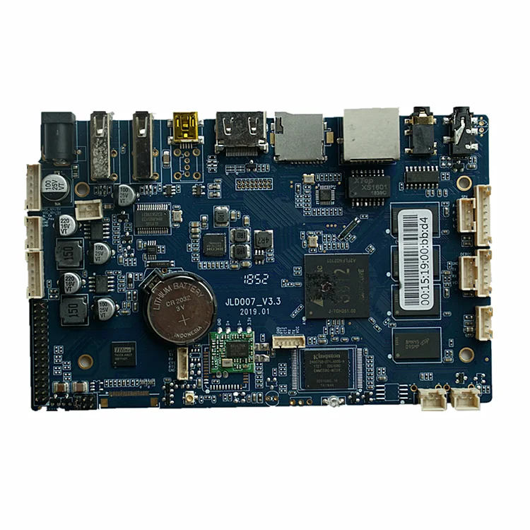 Pcba поставщика Amlogic S802 4 ядра android материнская плата с LVDS поддержка Duai дисплей рекламы машины