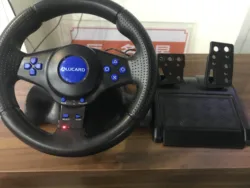 Alucard Programmable Double Vibration Motor Gaming Racing Steering Wheel With Pedal And Shifter For PS4/X-one