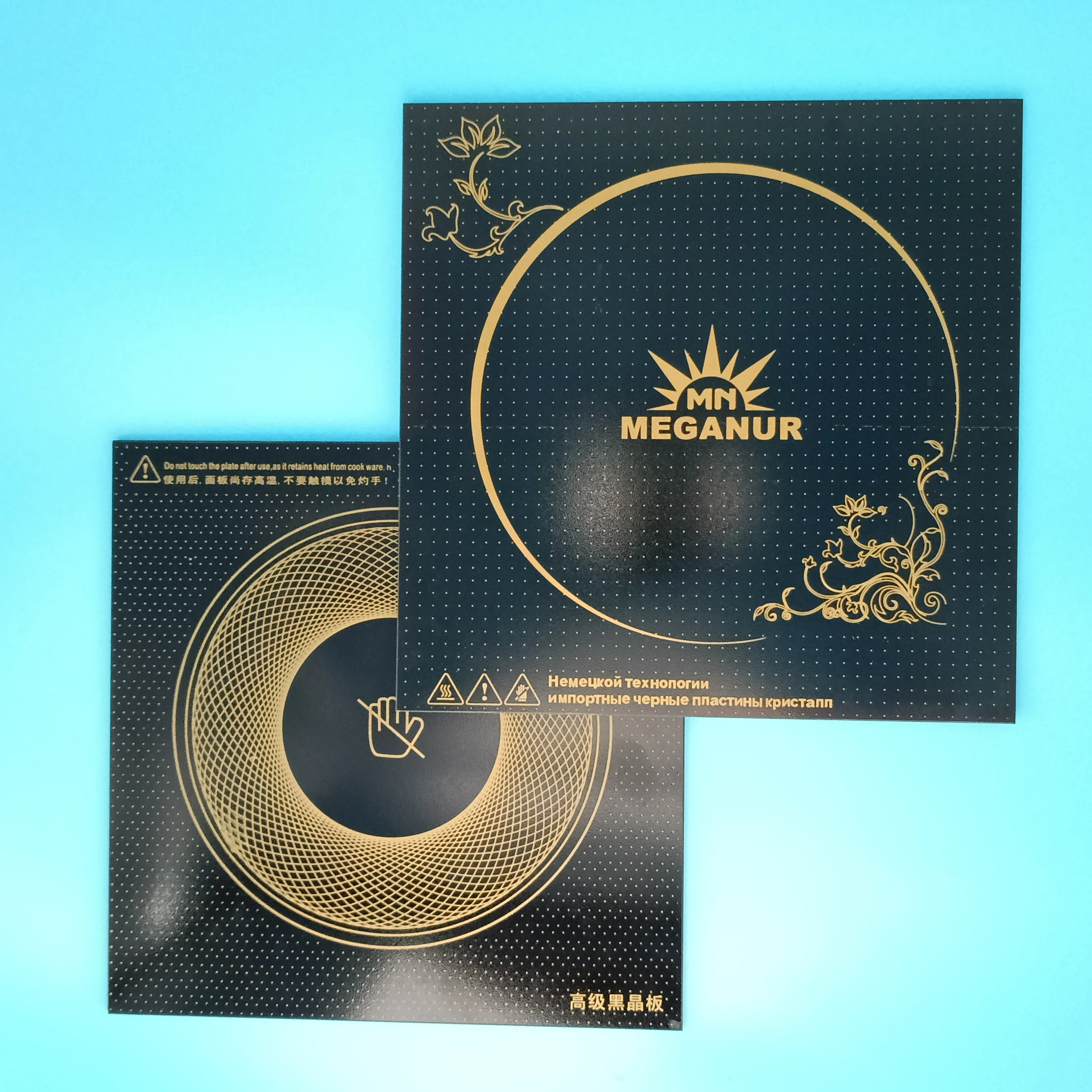 Home appliances Smart Induction Cooktop gas stove ceramic glass in black