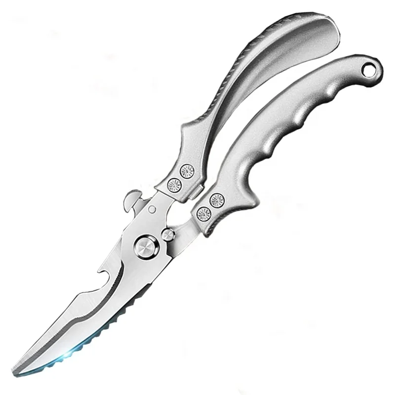 Best price Multi-function Kitchen Poultry scissors chicken bone Shears with Serrated Edge