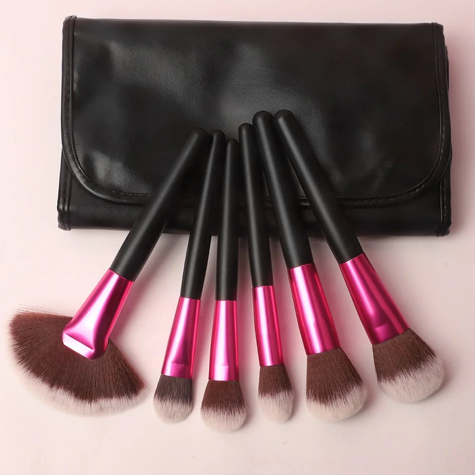 Matte Black  Eyes Vegan Unique Low Moq 2022 Luxury Big Variety Professional High Quality Custom Logo 24 pcs Makeup Brush Set
