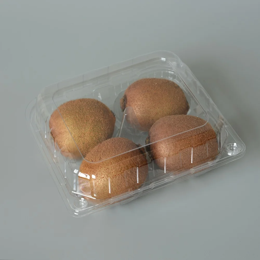 Disposable blister plastic mango cake packaging container