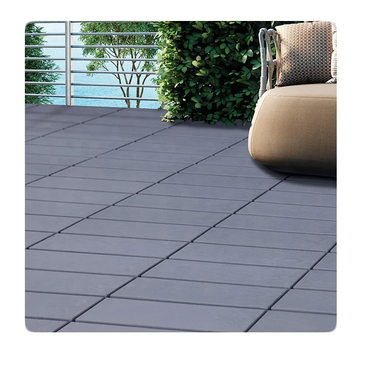 Plastic Deck Tile Balcony Terrace Garden Patio Flooring Interlocking Decking floor