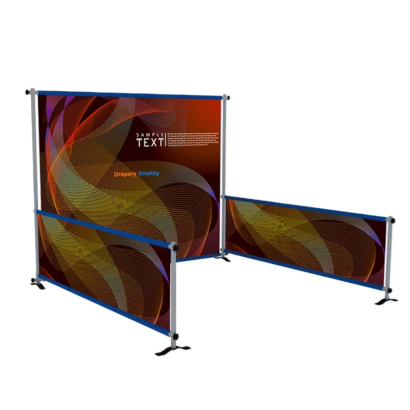 Customized Advertising Fabric Display Indoor Outdoor Promotion Rectactable Tradeshow Booth Stand Mobile Exhibition Stand