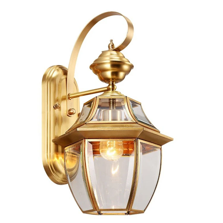 New high quality outdoor wall lights copper outdoor wall lamp vintage for outdoor wall lamp lighting led
