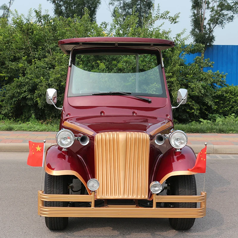 pure handmade retro 8 seats luxury design classic golf cart for vip