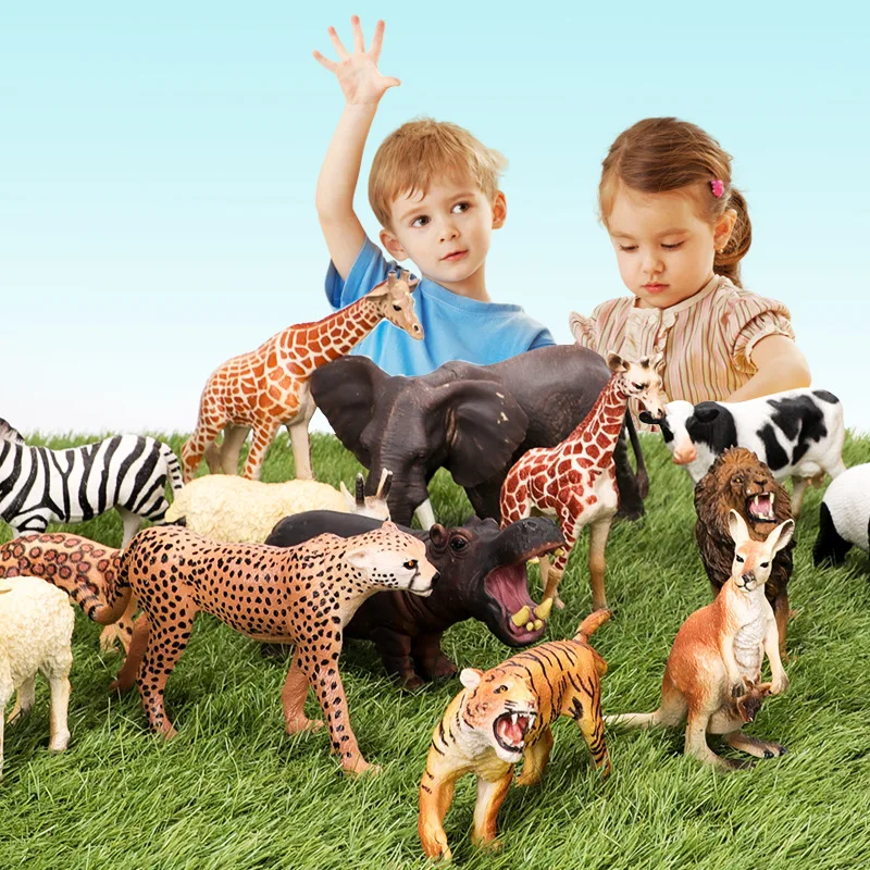 hot selling 2023 lifelik realistic mini toys wild animal PVC Animal Figurines Toys