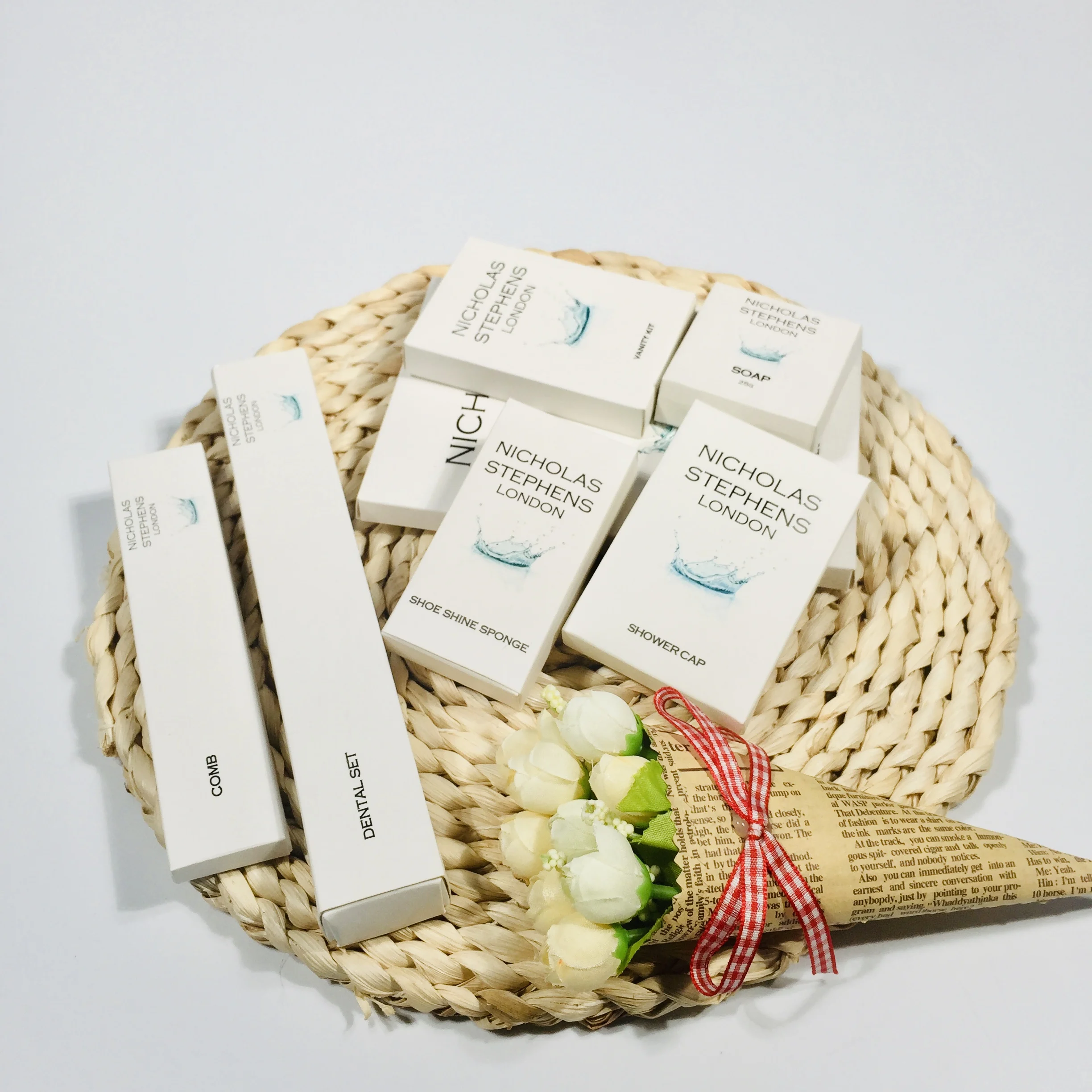 
Luxury Cheap Eco Friendly Hotel Amenities / Hotel Consumable Product / Bathroom Amenities Travel Set 