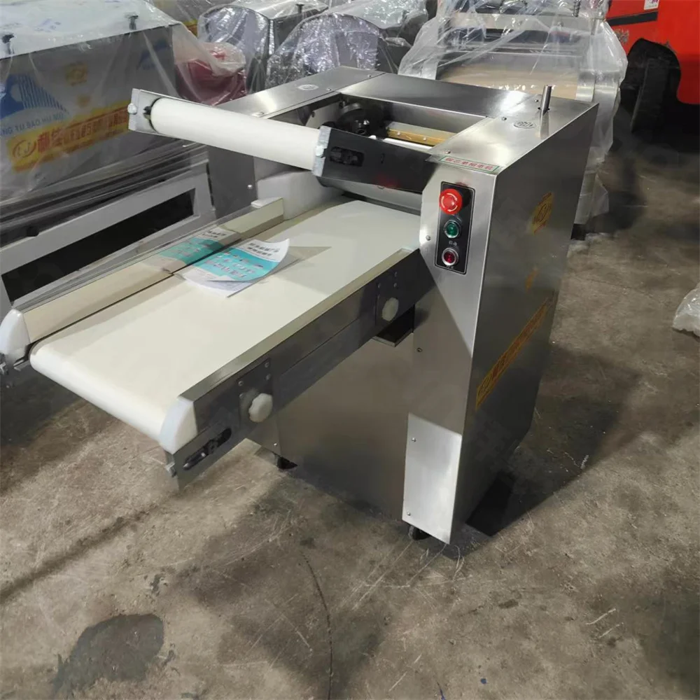 Full Automatic Stainless Steel Pizza Pastry Dough Roller Sheeter Electric Dough Roller Pressing Making Machine