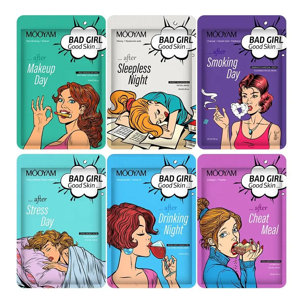 Private Label Beauty Face Maskss Beauty Hydrating Mascarillasl Facial Mask Sheet Korean Skin Care Moisturizing Face Mask