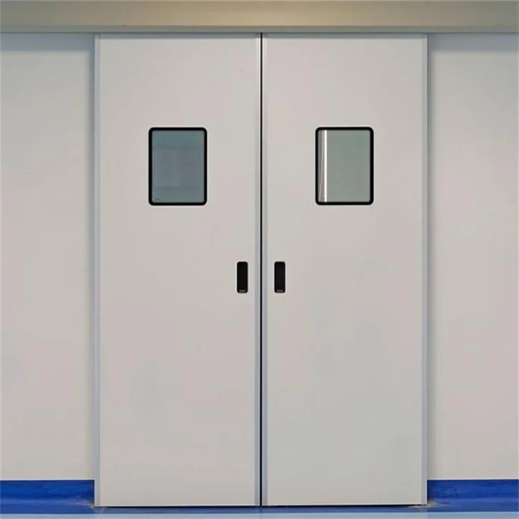 Custom Size Medical Clean Doors Hospital Clean Room Purification Doors Modern Hospital Interior  Clean Room fire resistant Doors