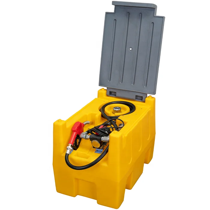 480L Polyethylene tank for Diesel  fuel transport equipped with a fuel transfer unit