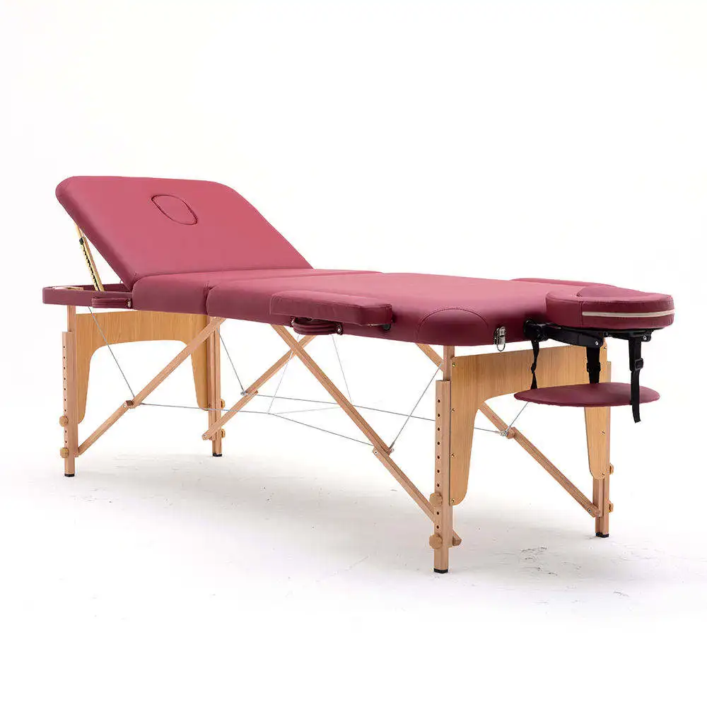 Professional Ergonomic Design Height Adjustable Medical Massage Bed Folding Massage Table