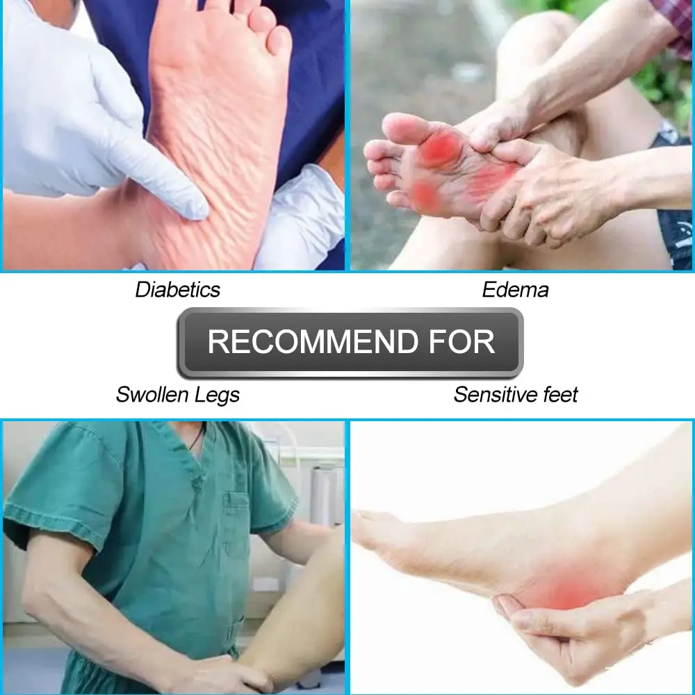 Wholesale High Quality manufacture Breathable custom Comfortable Soft crew Unisex Loose Solid Color diabetic socks