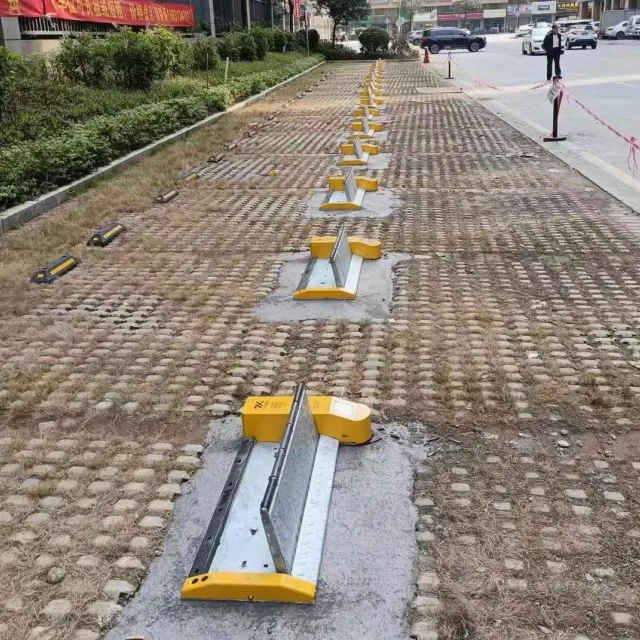 Manufacturer wholesale affordable parking Intelligent system parking barrier blocker lock For temporary on street parking