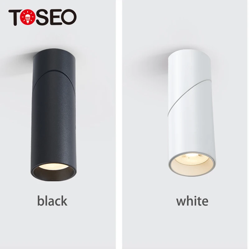 Pure Aluminum Surface Mounted Led Ceiling Light GU10 Spotlights for Home Adjust Spot Light Modern 3W 5W 6W 7W 90 Adjustable 100