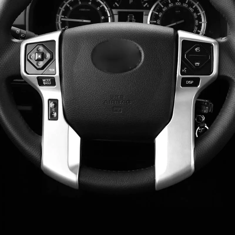 Car Steering wheel sticker decorative frame trim for toyota 4runner 4 runner interior Accessories 2010-2019