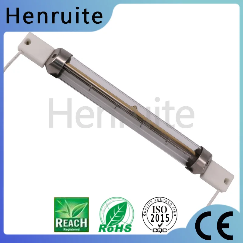 Jacketed Ruby Tube 19mm530mm1500w Halogen Lamps Quartz Infrared Heating Lamps For Car Painting