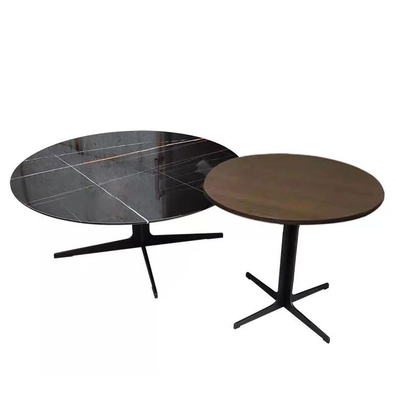 
General use high end powder coated black metal frame coffee table 