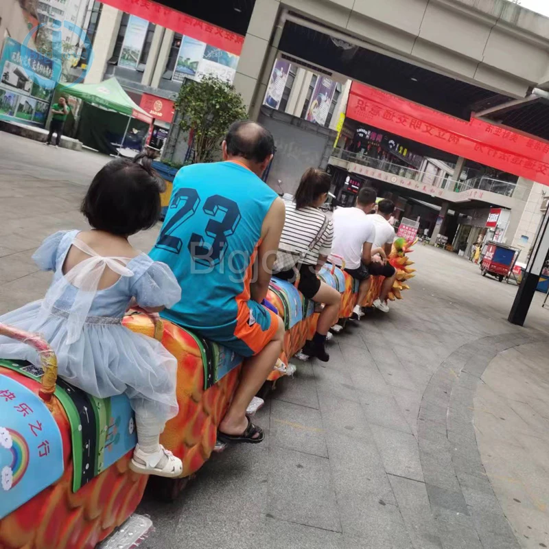 cheap dragon trackless train amusement train ride for sale