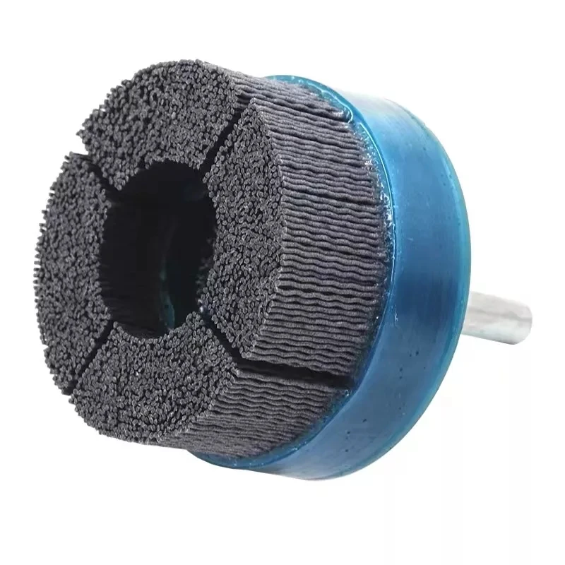 Custom 7 inch diamond grinding brush marble silicon carbide polishing brush