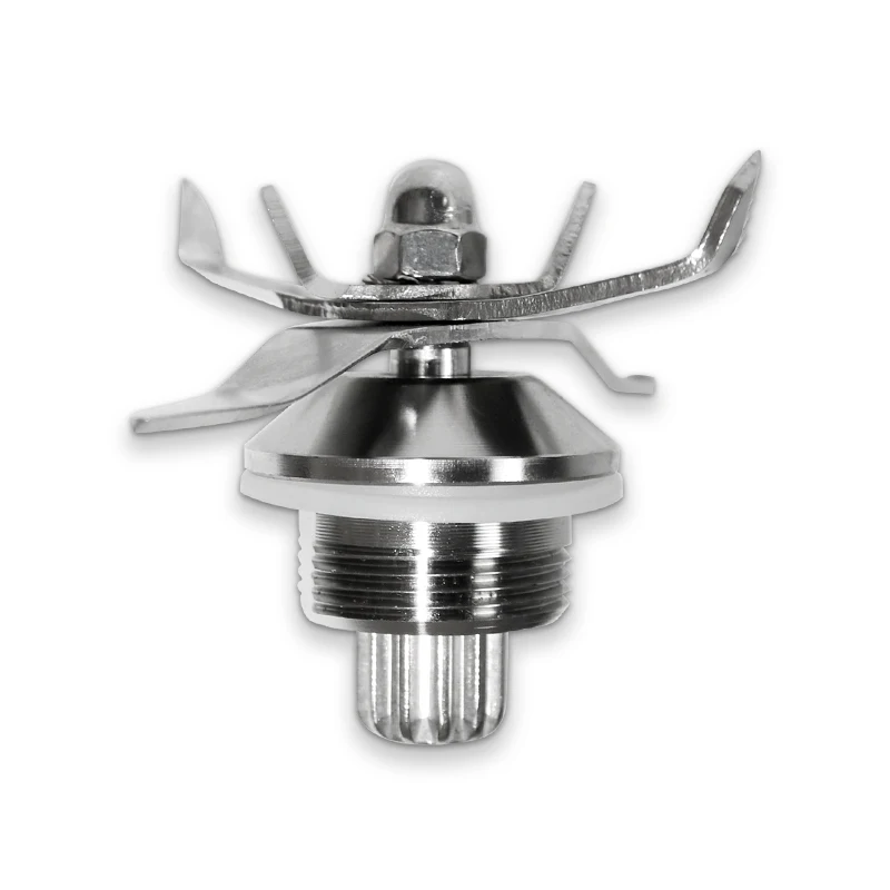 Blender Accessories Mixer Spare Parts 6 Fins Blades Replacement Blades 304 Stainless Steel Commercial Blender Blade Set
