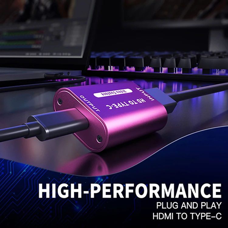  USB-Карта видеозахвата USB2.0 4K 30 Гц для записи видео и прямой