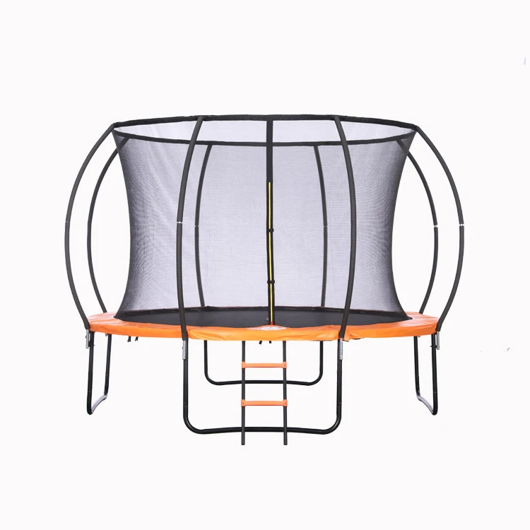 Zoshine modern high-end trampoline 10FT top glass fiber pole windproof strong and durable trampoline foam rust proof trampoline
