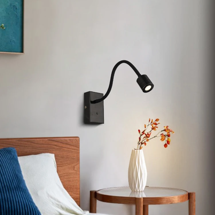 
New Design Modern Aluminum Body Matt Black Matt White 5w Led Wall Lights 