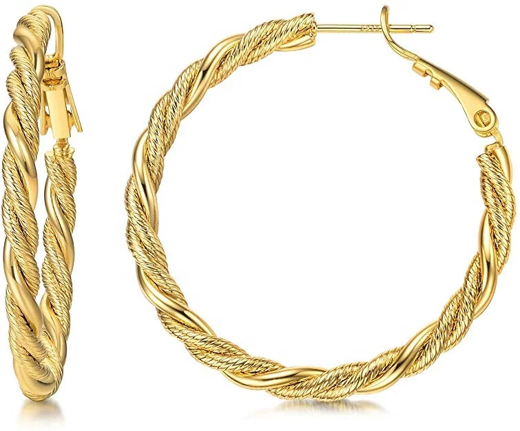  Модные преувеличенный s925 с серебряным покрытием 14k золотые серьги-гвоздики серьги