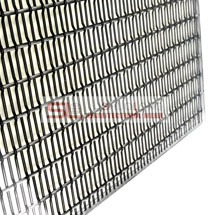 SHUOLONG Decorative Glass Art Mesh&Laminated Glass Metal Mesh