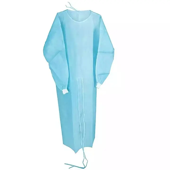 Isolation gown manufacturer customized pp protective non woven disposable gowns isolation