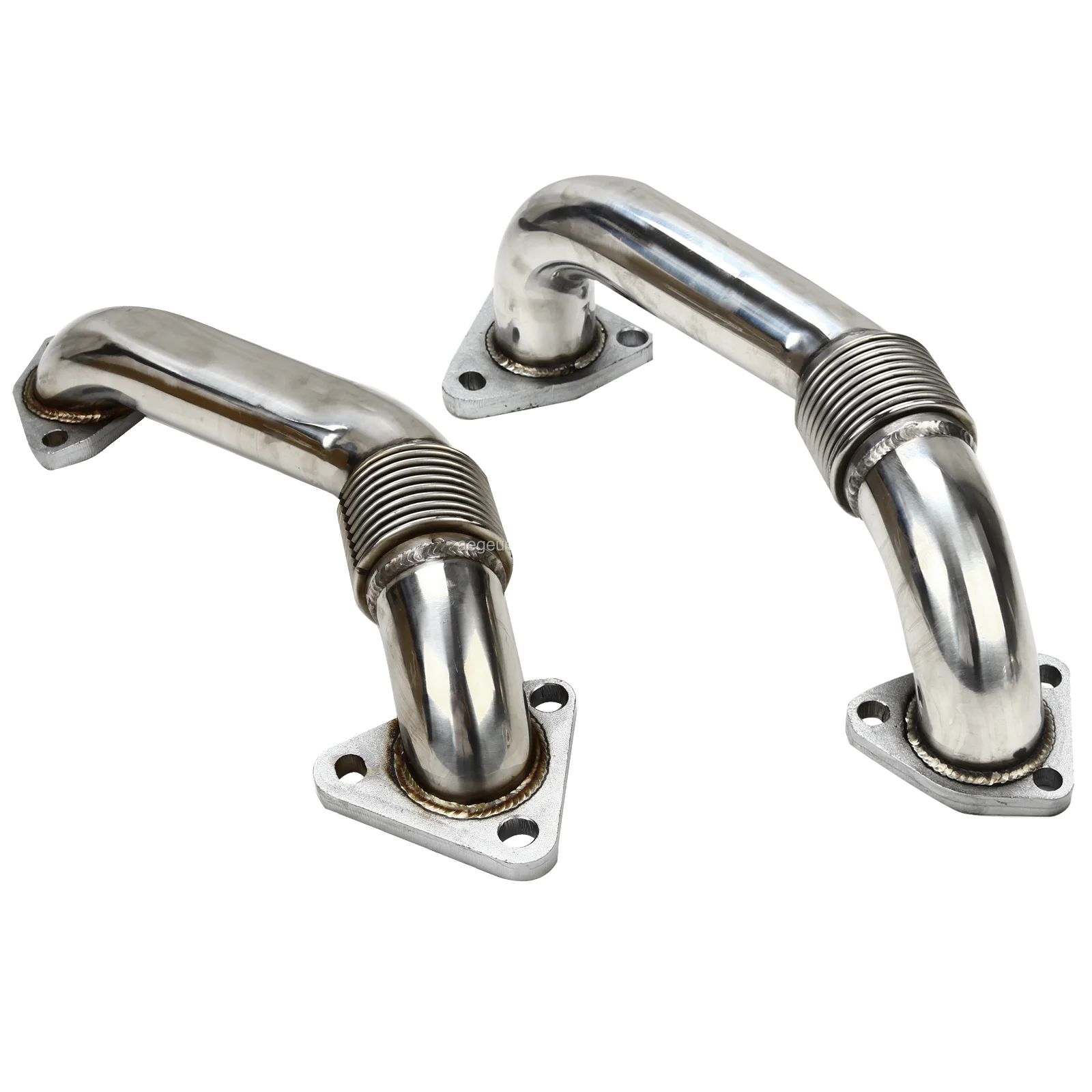 for high quality stainless steel car exhaust pipe tail 6.6L Duramax Heavy Duty Ugraded 304SS Up Pipes W/ Gaskets 01-16 GMC Chevy