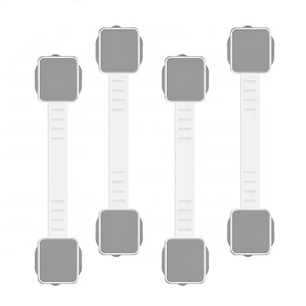 Amazon бестселлер: блокираторы дверей шкафов, ящиков, духовок, унитазов, холодильников, регулируемый ремень, 3 м, клейкие защелки