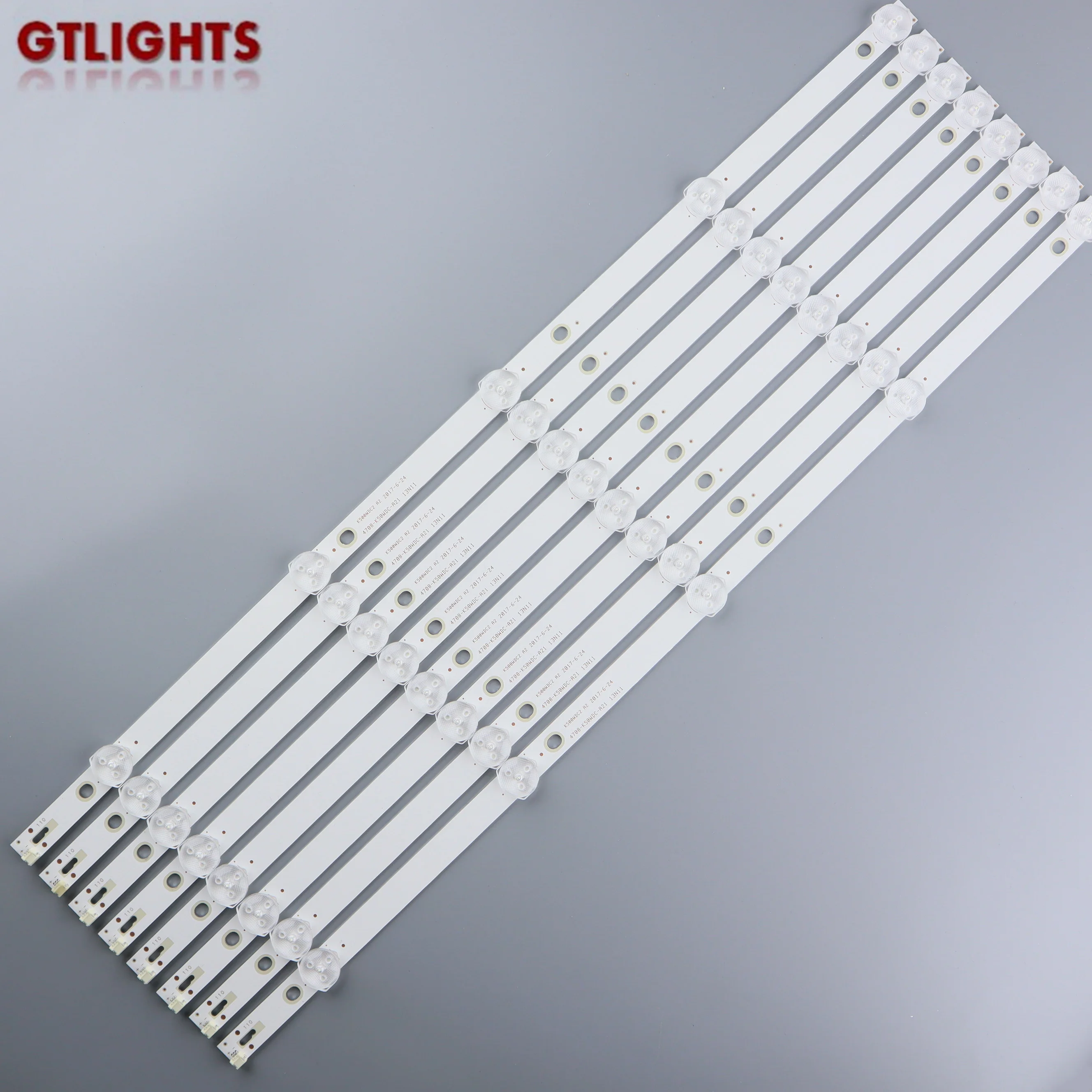 Led Tv Backlight Light Bar K500Wdc2 A2 4708-K50Wdc-A2113N01 6V Led Lights Bar 485Mm Trial Barra Led Led Backlight Strip